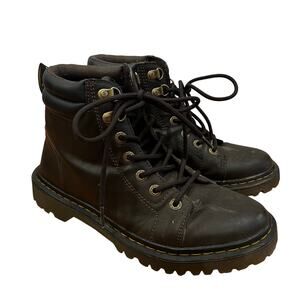 Vintage Y2K Dr. Martens Brown Lace Up Combat Boots Women’s 8 Grunge Punk Chunky